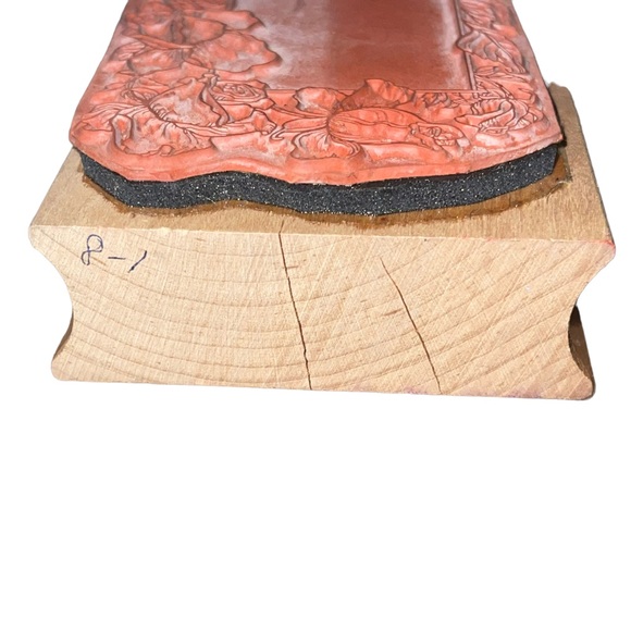 All Night Media Classic Rose Frame 205J Wood Mounted Rubber Stamp Flowers 1993. - Picture 4 of 4